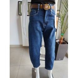 Jeansowe spodnie Balloon fit - ciemnoniebieski2