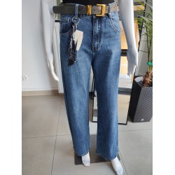 Wide-leg denim trousers - blue2