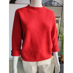 Sweter z Baby Alpaca - czerwony