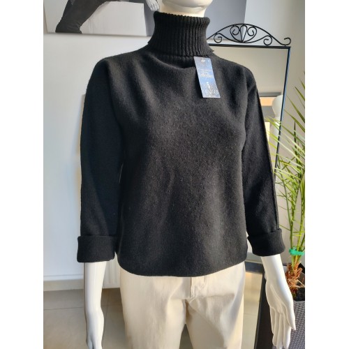 Golf z Baby Alpaca - czarny