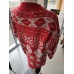 Sukienka, sweter z zimowym wzorem - czerwony Sukienka, sweter z zimowym wzorem - czerwony