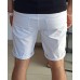 Denim shorts with distressing - white Denim shorts with distressing - white
