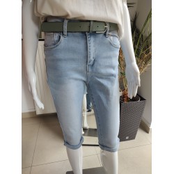 Denim 3/4 pants - blue