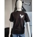 T-Shirt Taube mit Granate - schwarz