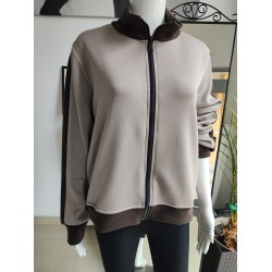 Masełkowa bluza typu sportowego - cappuccino Masełkowa bluza typu sportowego - cappuccino