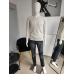 Pullover mit geometrischem Muster - ecru