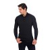 Pullover mit hohem Kragen - anthrazit