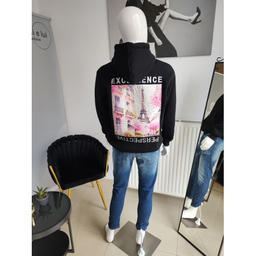 Kapuzenpullover EXCELLENCE PARIS - schwarz