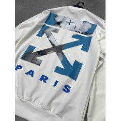 Sweatshirt mit buntem Aufdruck - creme