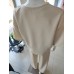 Butter-like tracksuit set with short sleeves, neon - beige Butter-like tracksuit set with short sleeves, neon - beige