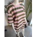 Butter summer tracksuit set with stripes and patch - khaki/powder Butter summer tracksuit set with stripes and patch - khaki/powder