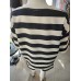 Butter summer tracksuit set with stripes and patch - white/black Butter summer tracksuit set with stripes and patch - white/black