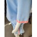 Heart-shaped butter summer tracksuit set - baby blue Heart-shaped butter summer tracksuit set - baby blue