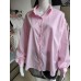 Gestreiftes Oversize-Hemd – Rosa Gestreiftes Oversize-Hemd – Rosa