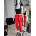 Baumwollhose mit Gummiband - rot
