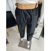 Baumwollhose mit Gummiband - schwarz