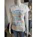 T-Shirt mit blauem Aufdruck 'You are ...' - weiß