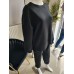Buttery oversize tracksuit - black