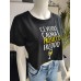 Short T-shirt "Lemonade" - black