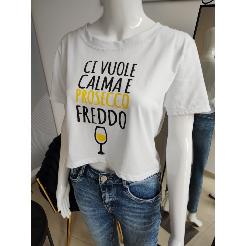 Lemonade Crop Top - weiß