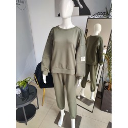 Buttery oversize tracksuit - khaki