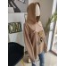 Butterweiches Sweatshirt mit Bär - Cappuccino