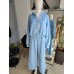 Masełkowy dres z marynarskim motywem - baby blue