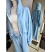 Masełkowy dres z marynarskim motywem - baby blue