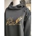 Butterweicher Trainingsanzug 'La vie est belle' - schwarz