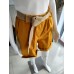 Uniformshorts aus Baumwolle - Senffarbe
