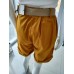 Uniformshorts aus Baumwolle - Senffarbe