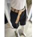 Cotton shorts - black