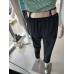 Carrot Fit Baumwollhose - schwarz