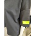 Butterweicher Sommer-Trainingsanzug-Set mit Neon-Patch – schwarz