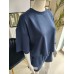 Butterweicher Sommer-Trainingsanzug-Set mit kurzem Sweatshirt - marine