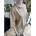 Butterweicher Sommer-Trainingsanzug-Set mit kurzem Sweatshirt - beige