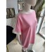 Butterweicher Sommer Oversize Trainingsanzug Set - rosa