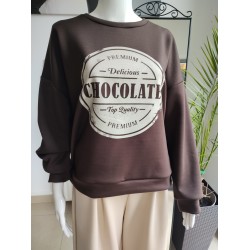 Chocolate Butter Sweatshirt – Schokolade