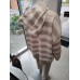 Oversized Trainingsanzug aus butterweichem Viskosestoff mit Kapuze – beige Streifen Oversized Trainingsanzug aus butterweichem Viskosestoff mit Kapuze – beige Streifen