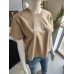 Baumwoll-T-Shirt Milano - cappuccino
