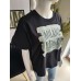 Baumwoll-T-Shirt Milano Italy - schwarz