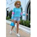 Puff sleeve sweater - sky Puff sleeve sweater - sky