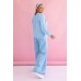 Short Cable Knit Cardigan - Light Blue