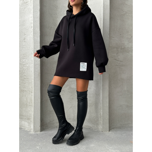 Oversized hoodie - black