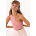 Kurzes, asymmetrisches Top - rosa