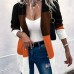 Gestreifte Strickjacke - Brauntöne