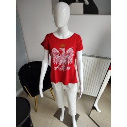T-Shirt mit Adler - rot