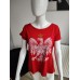 T-Shirt mit Adler - rot