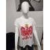 T-Shirt mit Adler - weiß