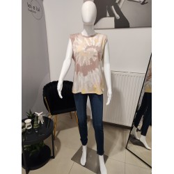 Mehrfarbiges T-Shirt - Brauntöne